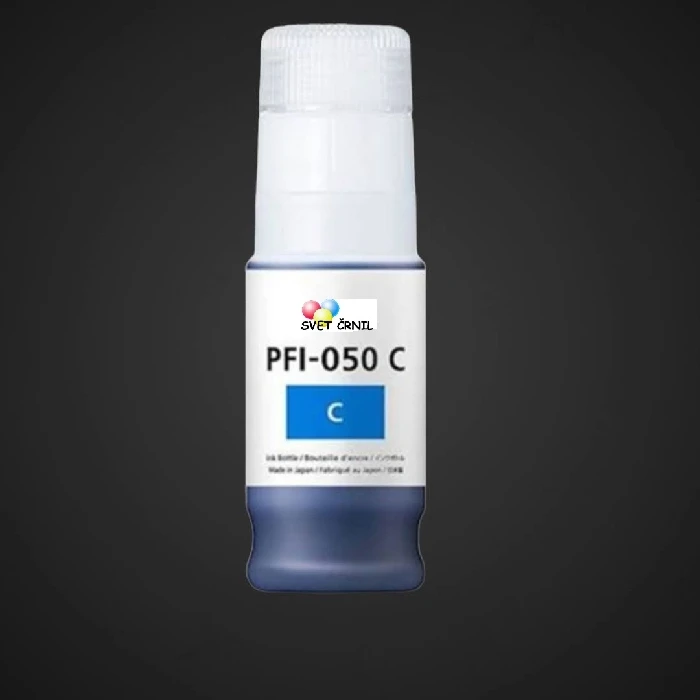 Črnilo Canon PFI-050 (5699C001AA) (modra), kompatibilno 110mL